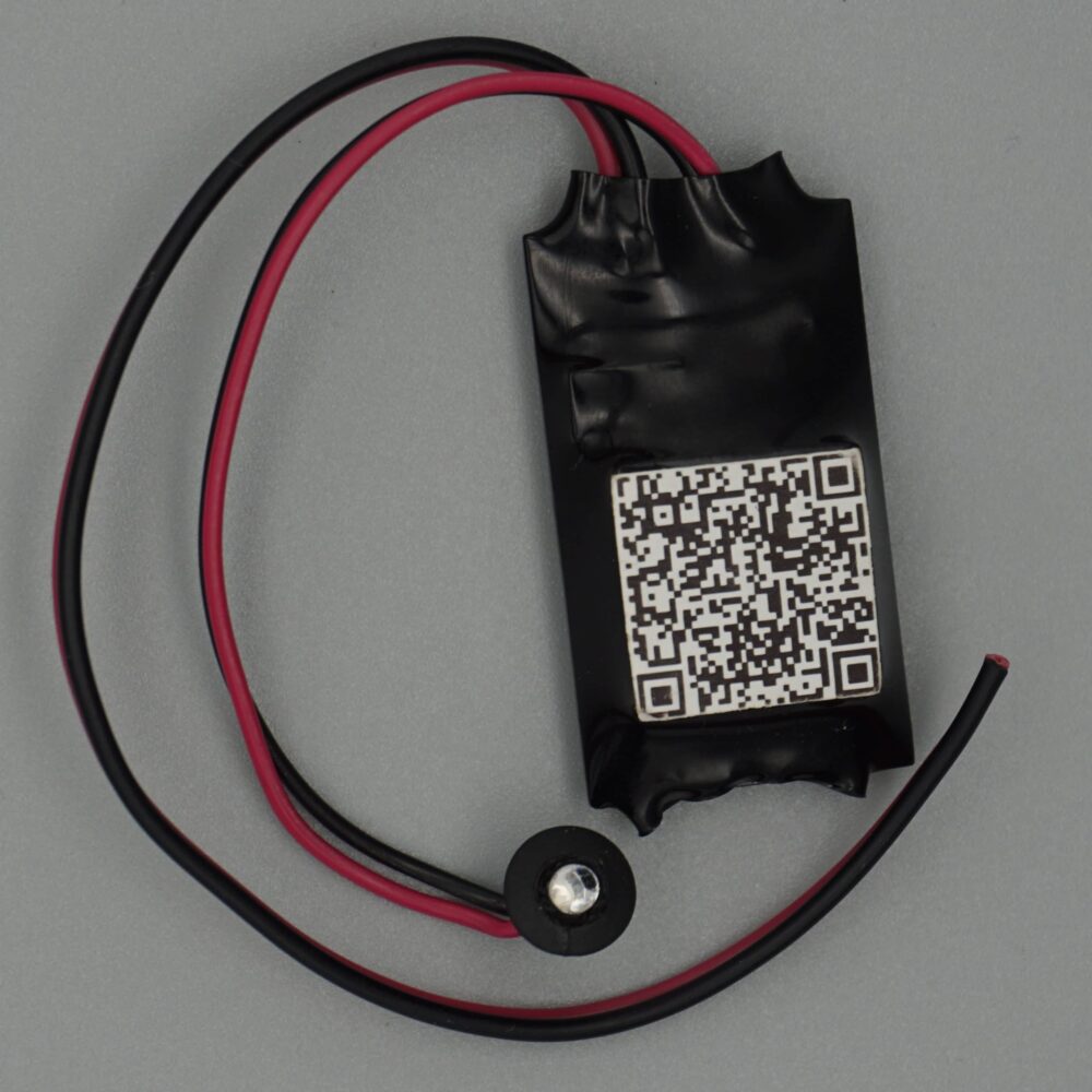 Light electronic reporting module for drone