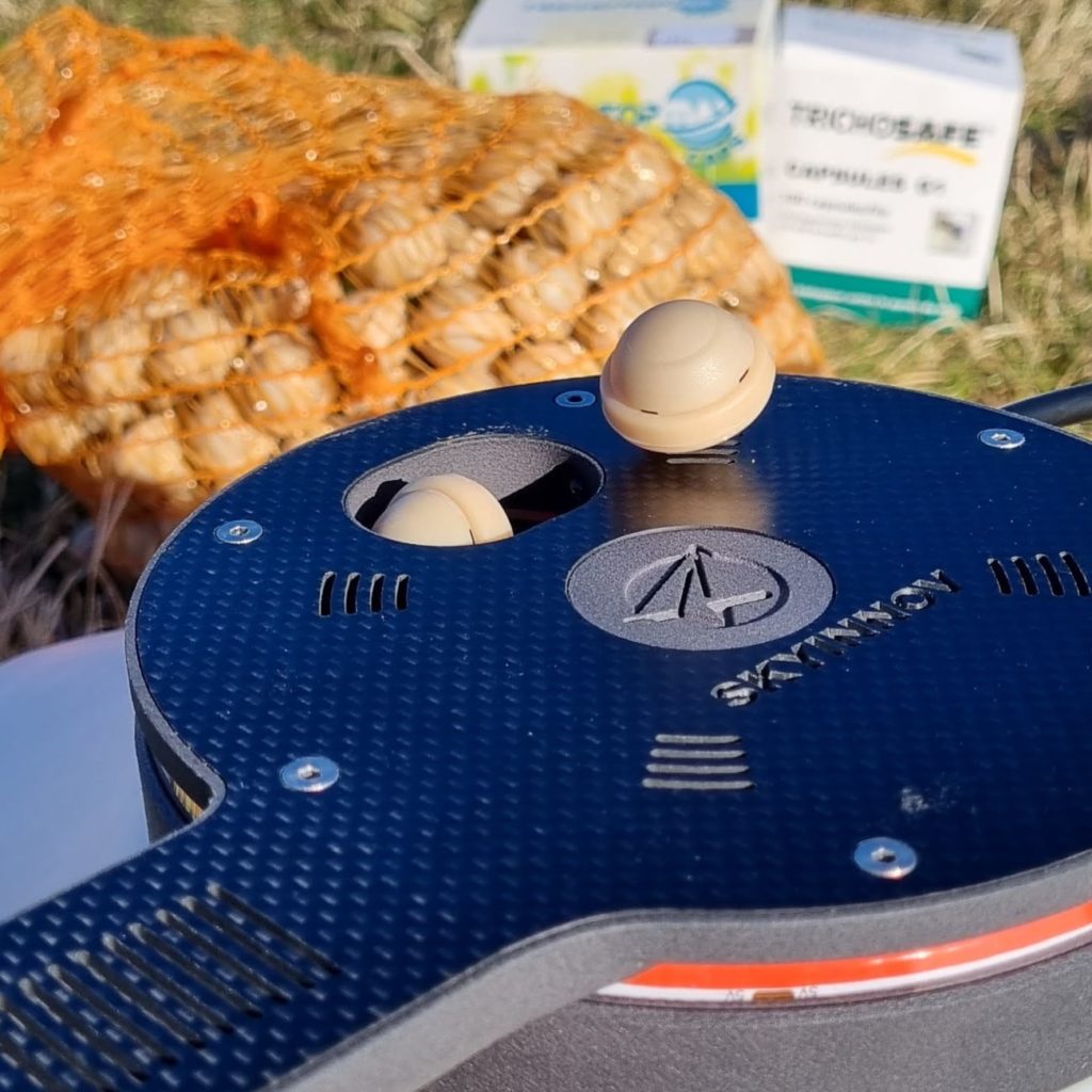 Trichogramme T Drop e1644497444402 Skyinnov épandage de trichogramme par drone