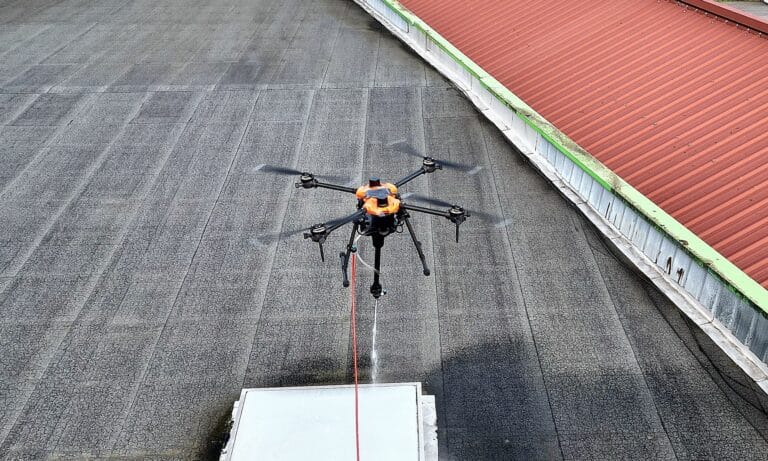 Drone Sprayer for Roofs and Facades